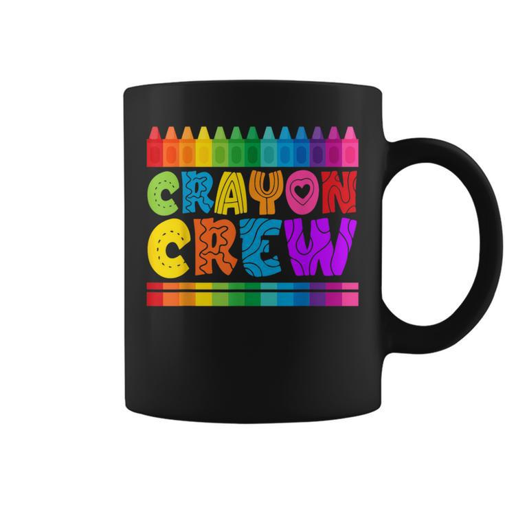 Crayon Crew Coloring Artistic Drawing Color Coffee Mug