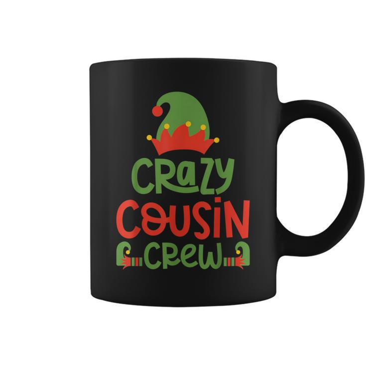Crazy Cousin Crew Elf Christmas Party Family Matching Pajama Coffee Mug