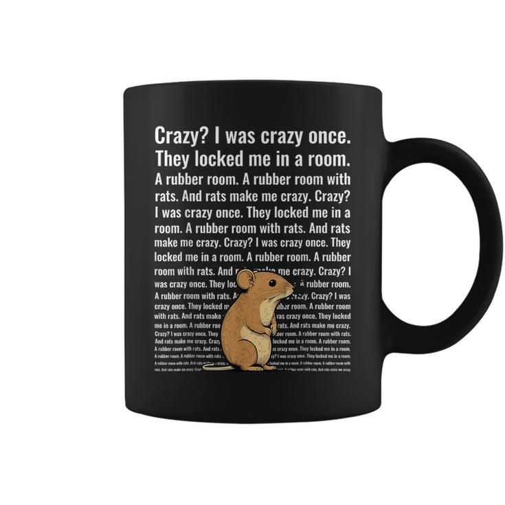 Crazy I Was Crazy Once Trending Meme Coffee Mug