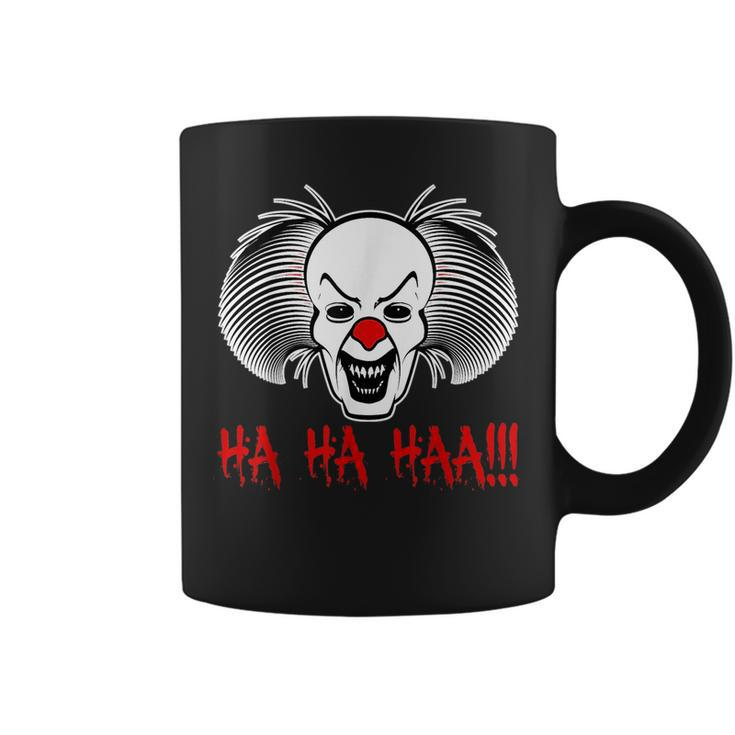 Creepy Mask Ha Ha Scary Clown  Coffee Mug