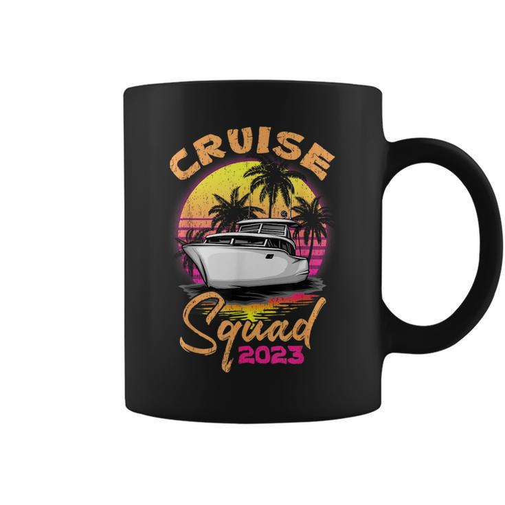 Cruise Squad 2023 Family Vacation Cruising Kids  Coffee Mug