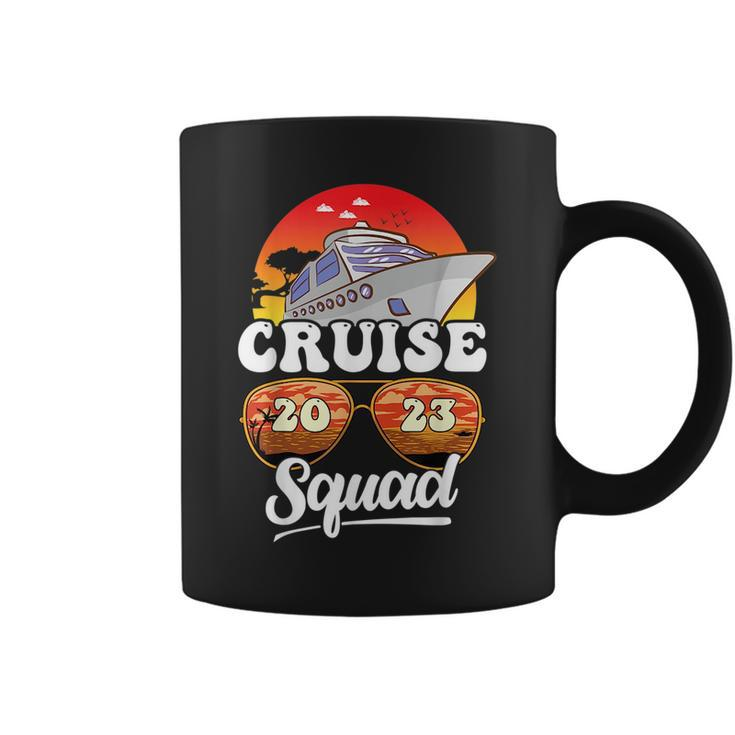 Cruise Squad 2023  Family Vacation Matching Family Group  Coffee Mug