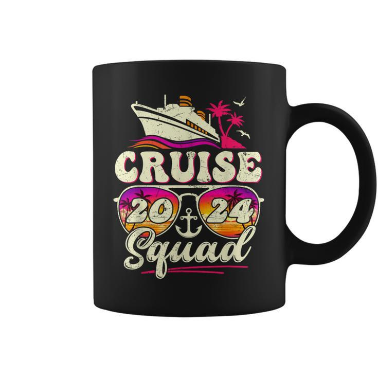 Cruise Squad 2024 Family Vacation Matching Family Group Coffee Mug