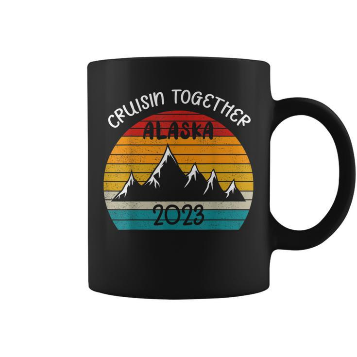 Cruisin Together Alaska 2023 Matching Family Friends Group  Coffee Mug