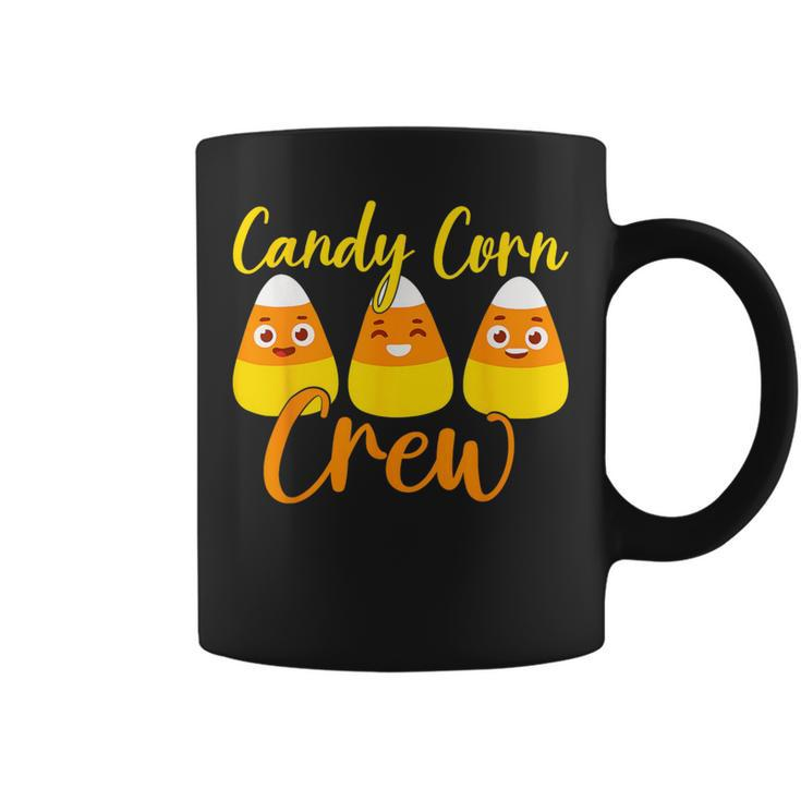 Cute Candy Corn Crew Halloween Trick Or Treat Costume Coffee Mug