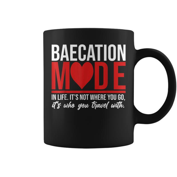 Cute Couples Trip Matching Vacation Baecation Vibes Gifts  Coffee Mug