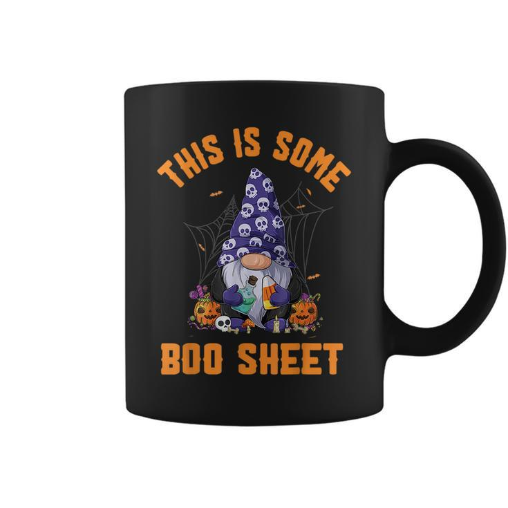 Cute GnomesThis Is Some Boo Sheet Halloween Pumpkins Ghosts Coffee Mug