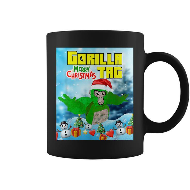 Cute Gorilla Tag Monke Vr Gamer Holidays Christmas Day Coffee Mug
