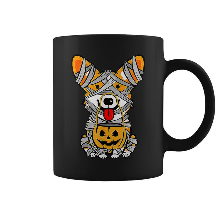 Cute Halloween Costume Welsh Corgi Mummy Dog Lover Coffee Mug