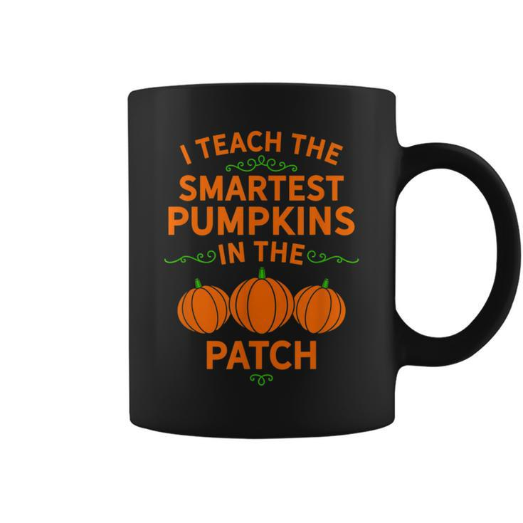 Cute Halloween Lover Pumpkin Teacher Educator Autumn Fall Pumpkin Teacher  Coffee Mug