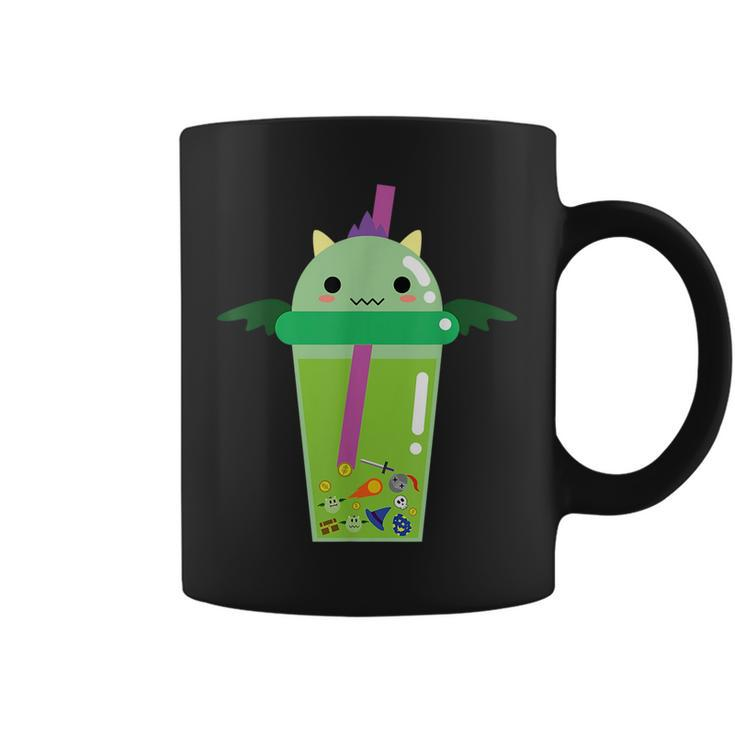 Cute Kawaii Bubble Tea Boba Milk Tea Dragon Lover Gift  Coffee Mug