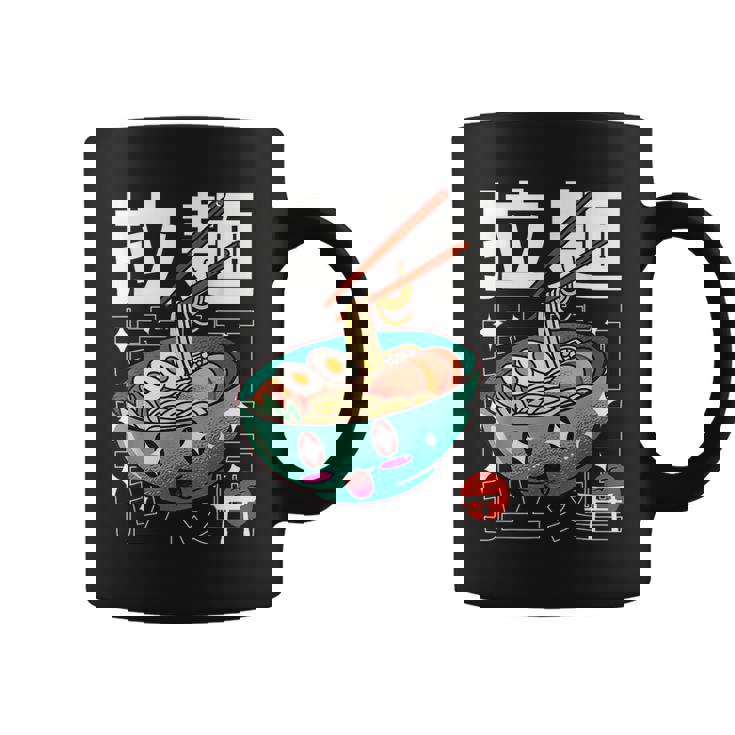 Cute Kawaii Ramen Bowl Anime Japanese Noodles Kawaii Coffee Mug