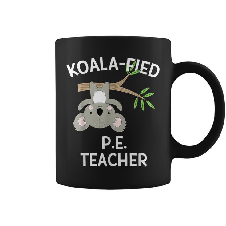Cute Koala Pe Teacher Pun Gym Coffee Mug