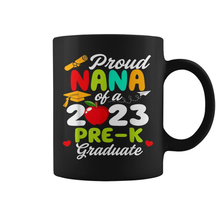 Cute Proud Nana Of A Prek Graduate Graduation Class Of 2023 Coffee Mug