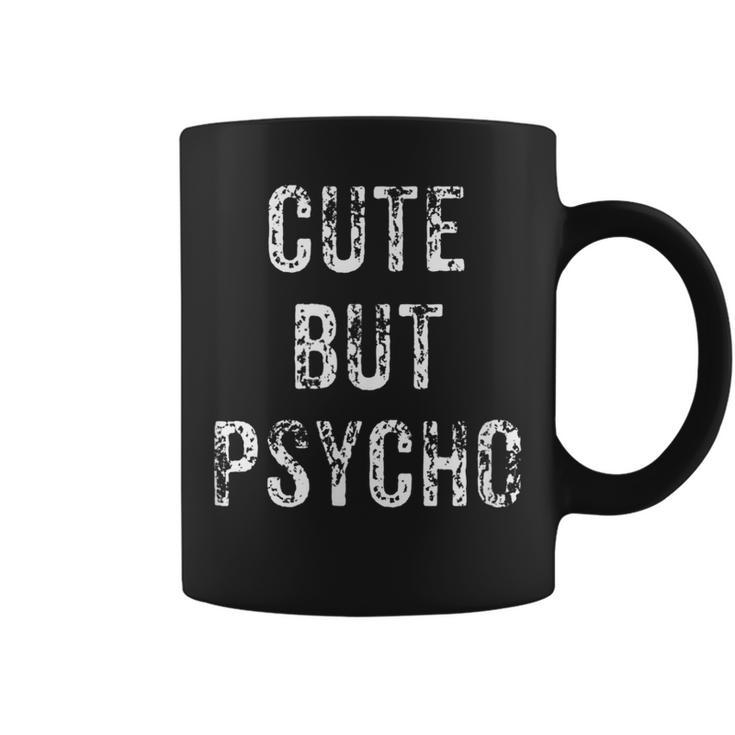 Cute But Psycho  Horror Goth Emo Punk Horror Coffee Mug