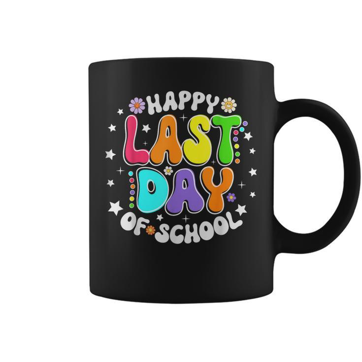 Cute Teacher Appreciation Happy Last Day Of School Teacher Coffee Mug