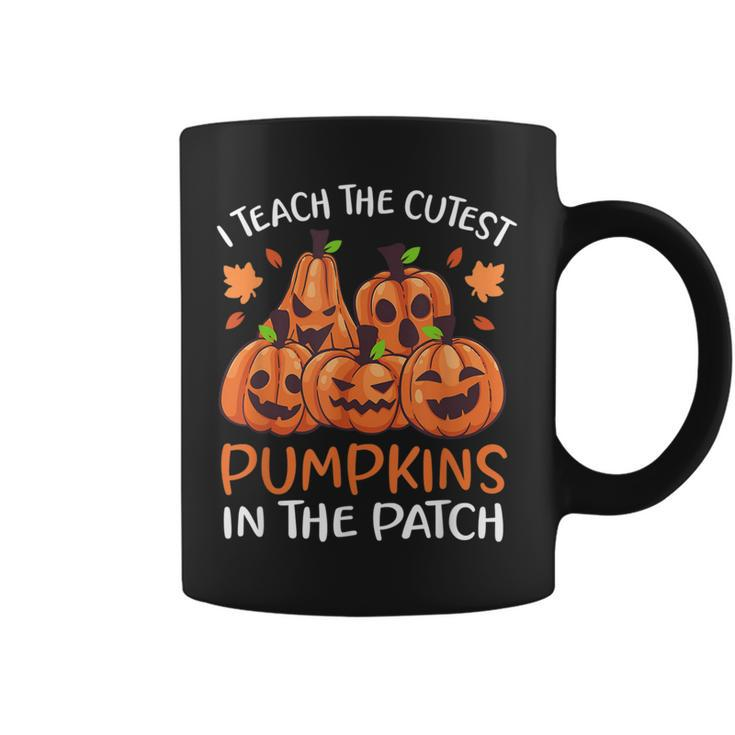 Cutest Pumpkins Preschool Kindergarten Halloween Teacher Halloween For Teacher Coffee Mug