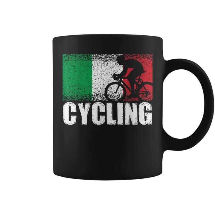 Cycling Sport Italy Flag Italian Bicycle Racing Cyclist  Coffee Mug