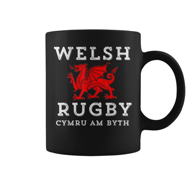 Cymru Am Byth Welsh Rugby Wales Forever Dragon Coffee Mug