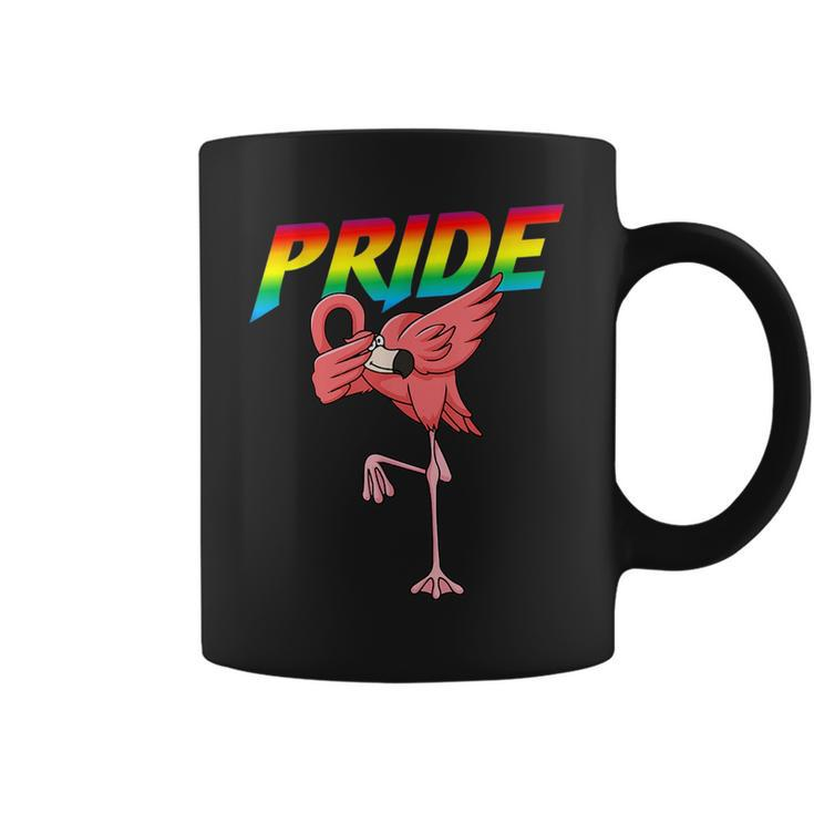 Dabbing Flamingo Lesbian Bisexual Gay Lgbt Pride  Gift Coffee Mug