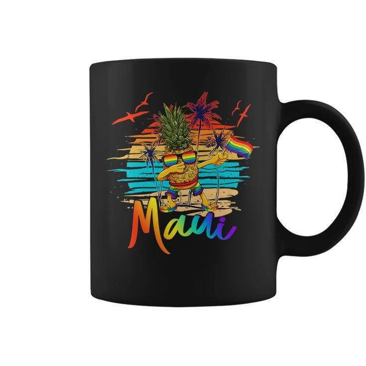 Dabbing Pineapple Gay Pride Lgbt Maui Hawaii Summer 2022   Coffee Mug