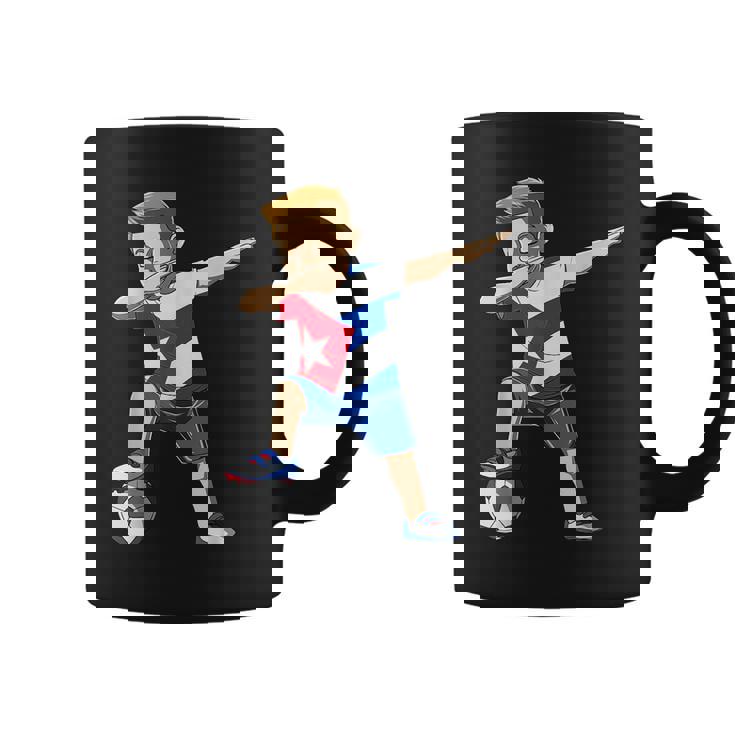 Dabbing Soccer Boy Cuba Jersey Cuban Coffee Mug