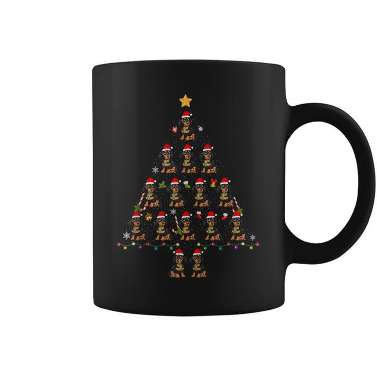 Dachshund Dog Christmas Tree Ugly Christmas Sweater Coffee Mug