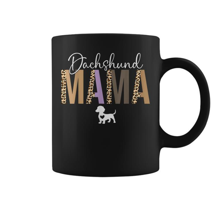 Dachshund Mom For Dachshund Mama Dog Mom Pet Coffee Mug