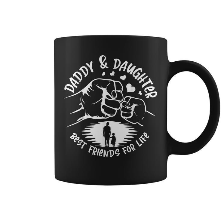 Dad And Daughter Best Friends Fathers Day Matching Dad Girl Coffee Mug