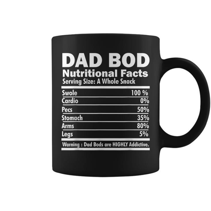 Dad Bod Nutritional Facts Funny Gifts For Dad Coffee Mug