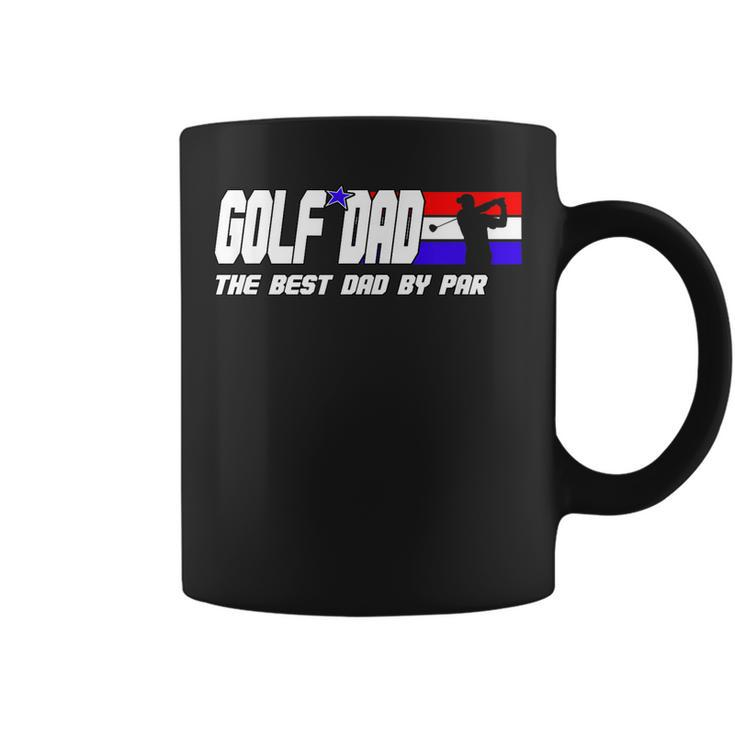 Dad Golf  Men Fathers Day Golf Gifts Best Dad By Par Coffee Mug