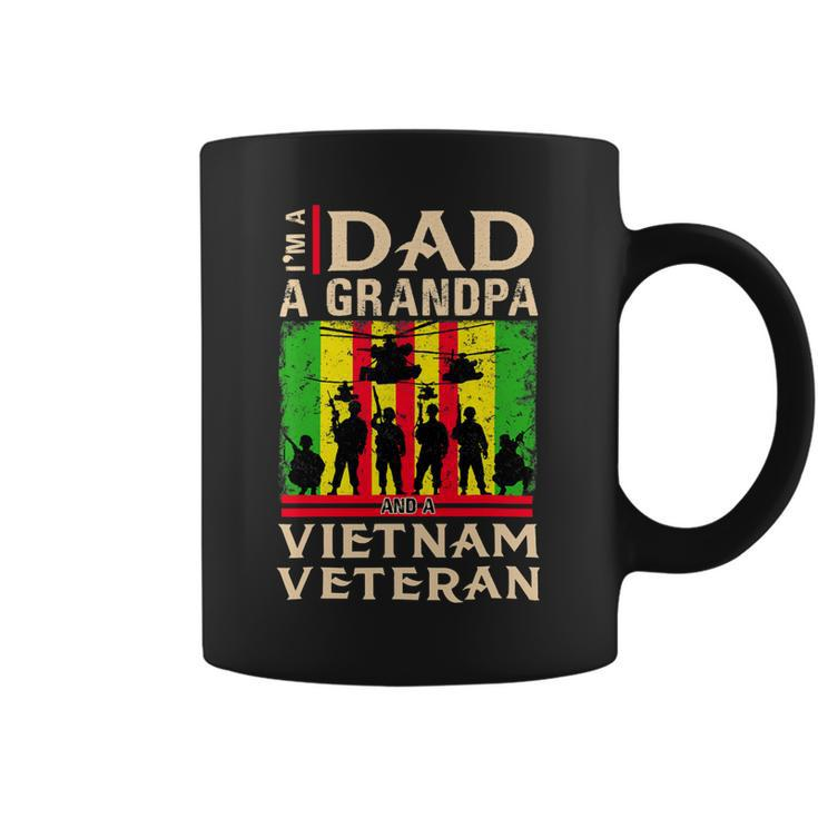 Dad Grandpa Vietnam Veteran Shirts Veteran Fathers Day 230 Coffee Mug