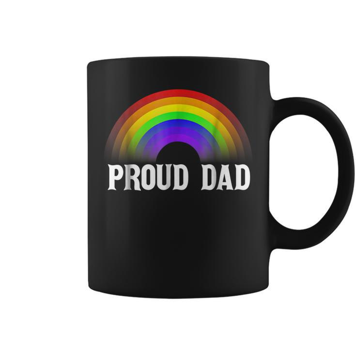 Dad  Proud Dad  Father Lgbtq Gift For Mens Coffee Mug