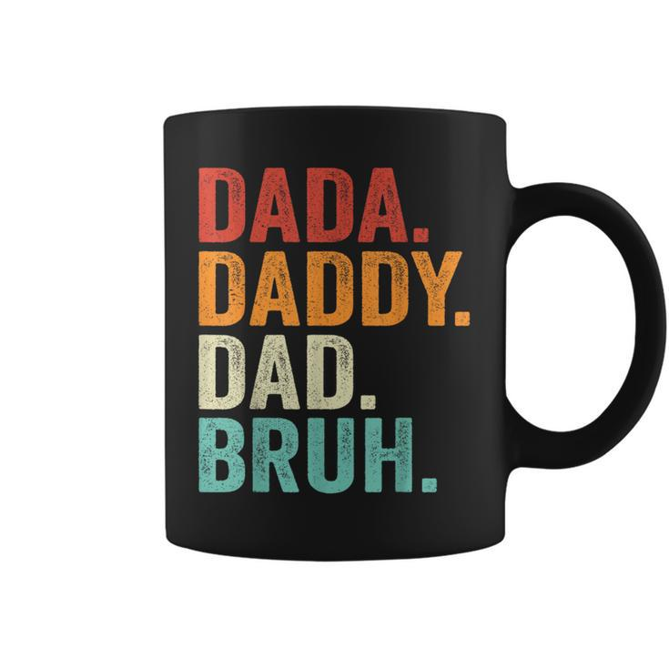 Dada Daddy Dad Bruh Father Fathers Day Vintage Funny  Coffee Mug