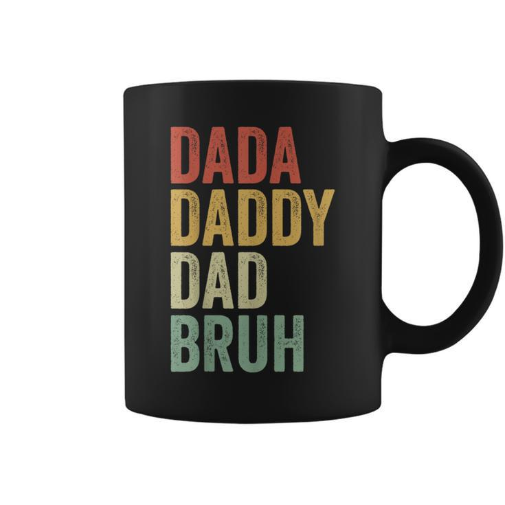 Dada Daddy Dad Bruh Fathers Day Vintage Men Father Dad  Coffee Mug