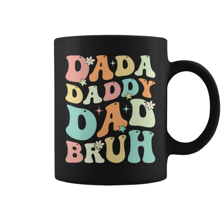 Dada Daddy Dad Bruh Groovy Funny Fathers Day 2023 Coffee Mug