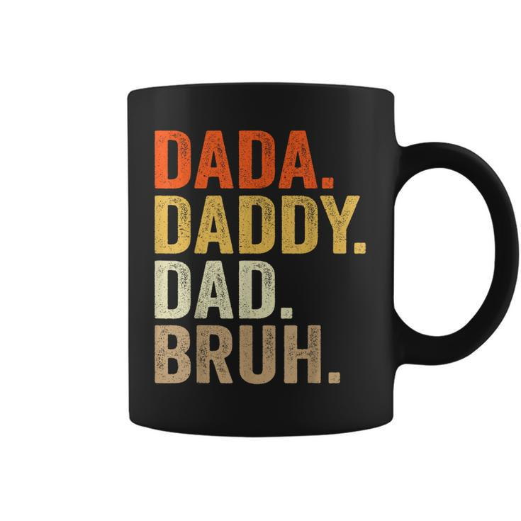 Dada Daddy Dad Bruh Humor Adult Fathers Day Vintage Father  Coffee Mug