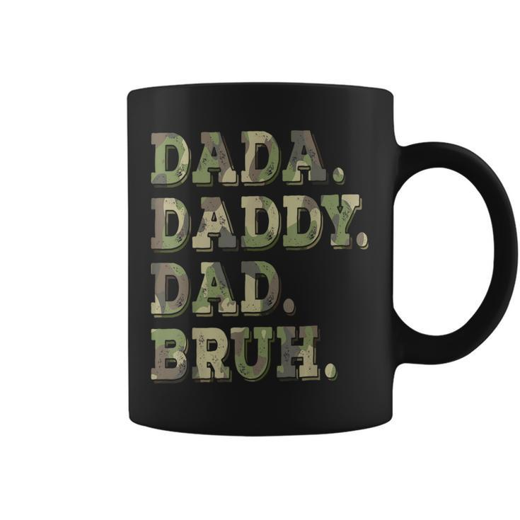 Dada Daddy Dad Bruh  Idea Men Funny Fathers Day Dad Coffee Mug