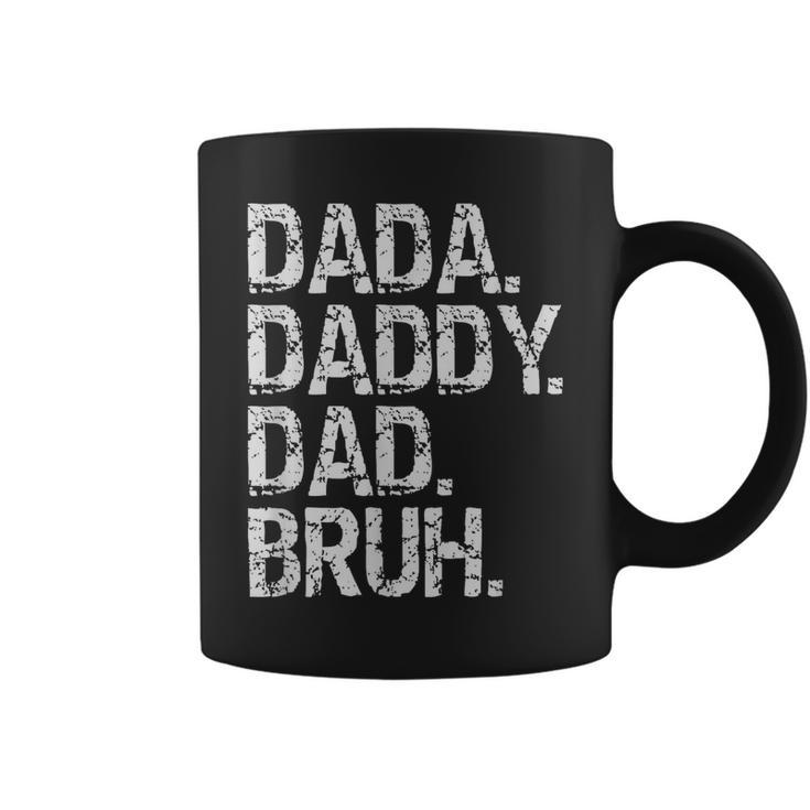 Dada Daddy Dad Bruh Men Fathers Day 2023 Funny Vintage Coffee Mug