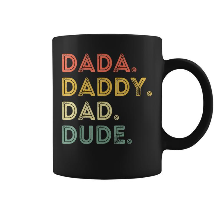 Dada Daddy Dad Dude | Fathers Day | Evolution Of Fatherhood Coffee Mug