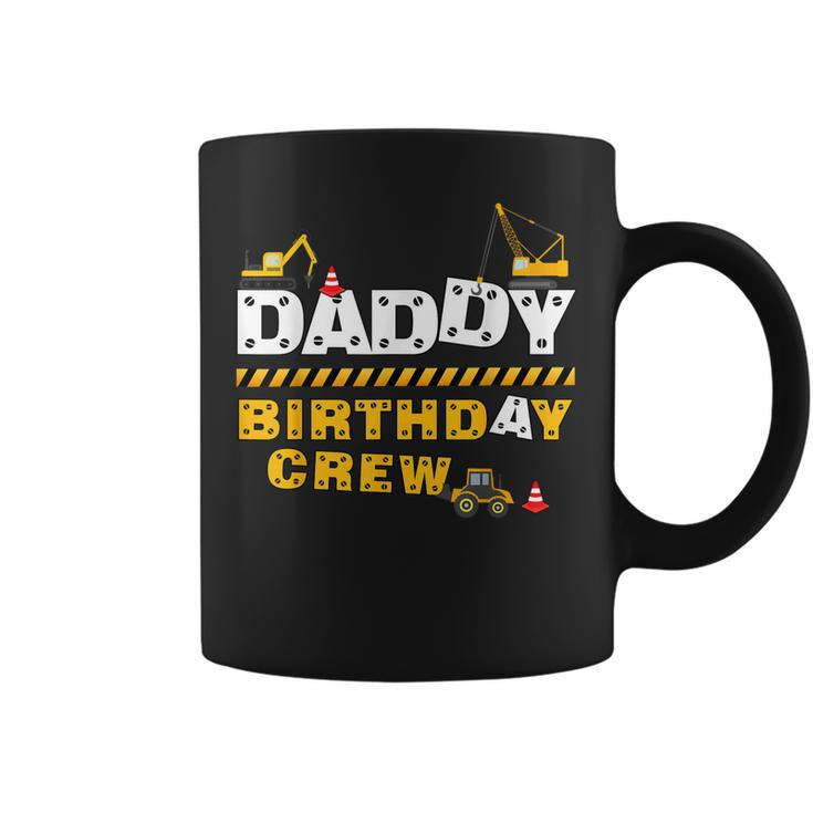 Daddy Birthday Crew Construction Family Birthday Party  Coffee Mug