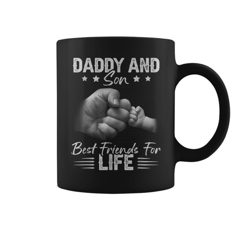 Daddy Son Best Friends For Life Dad Son Vintage Father Day  Coffee Mug