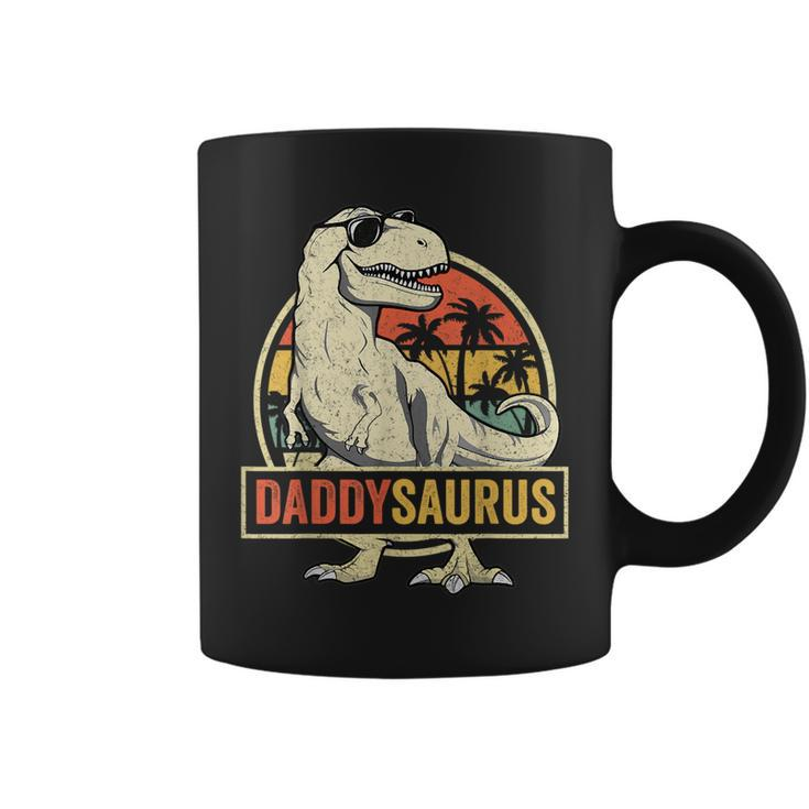 Daddysaurus  Fathers Day Gift T-Rex Dad Dinosaur  Funny Gifts For Dad Coffee Mug
