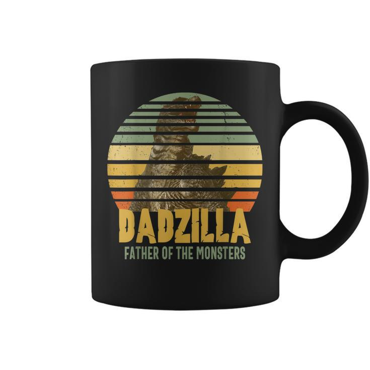 Dadzilla Father Of The Monsters Vintage Dad Fathers Day  Gift For Mens Coffee Mug