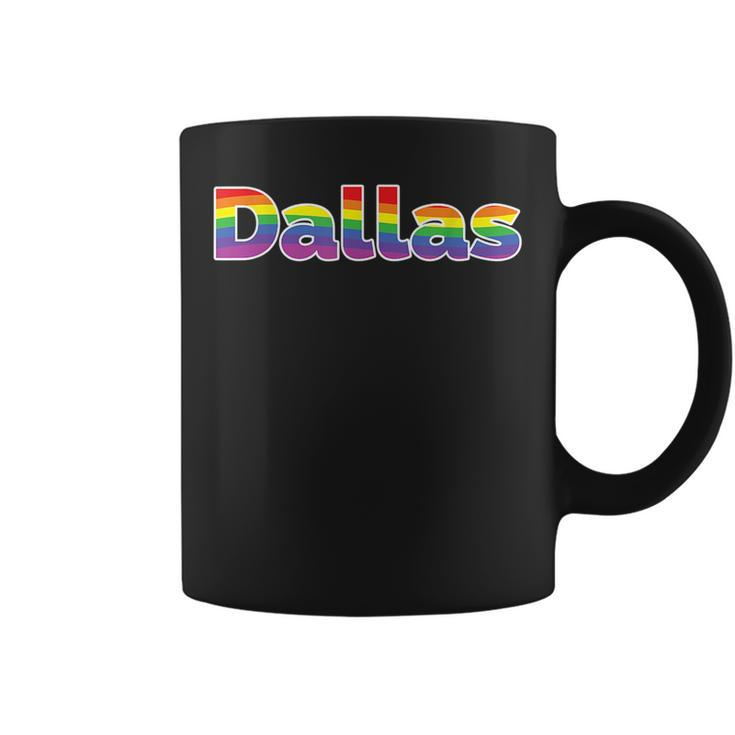 Dallas Texas Gay Pride Parade Rainbow Flag 2023  Coffee Mug