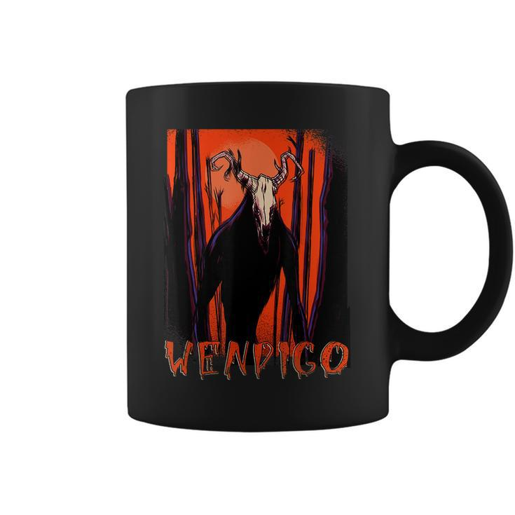 Dark Wendigo Spirit Of The Horror Forest Halloween Ghost Halloween Ghost  Coffee Mug