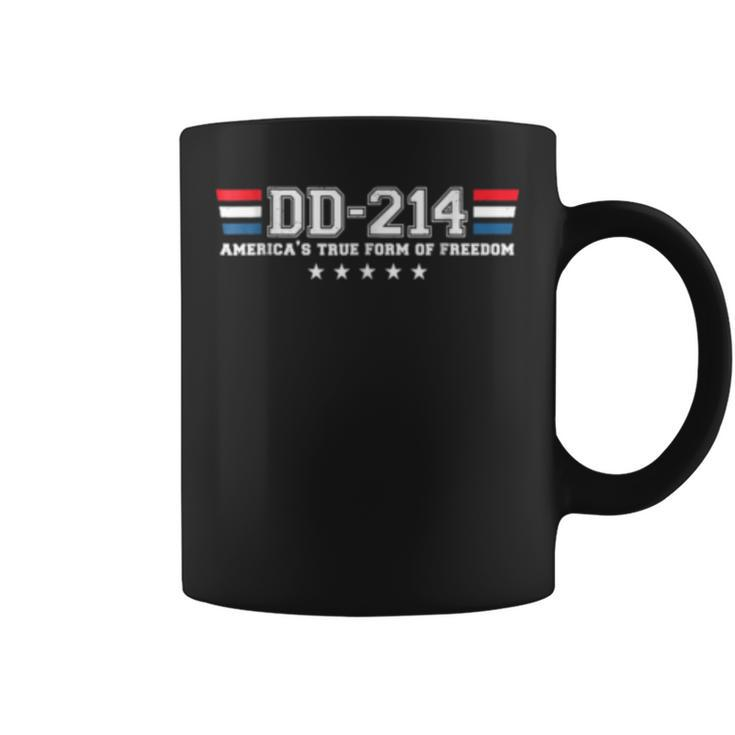 Dd214 Americas True Form Of Freedom Veteran  Coffee Mug