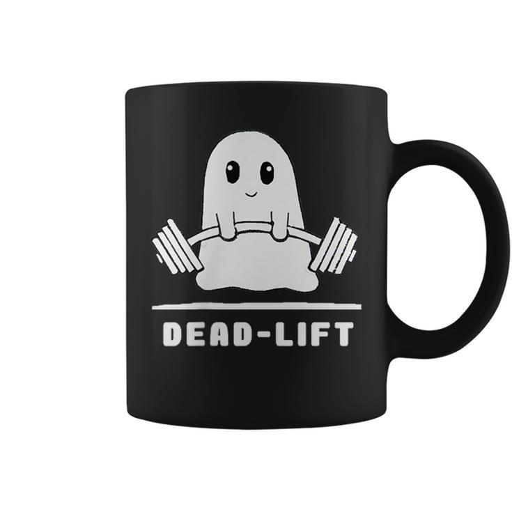 Dead Lift Ghost Halloween Ghost Gym Coffee Mug