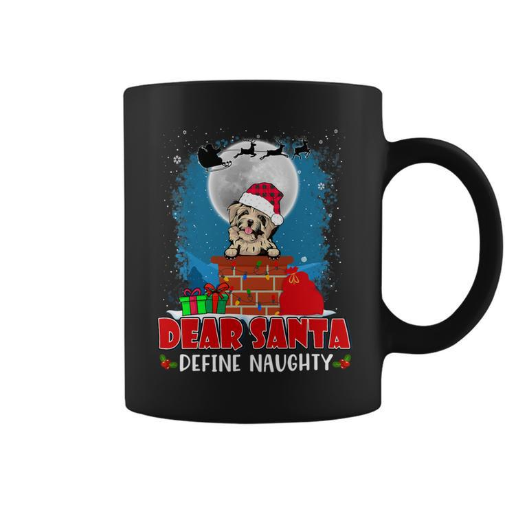 Dear Santa Define Naughty Havanese Dog Funny Christmas Coffee Mug
