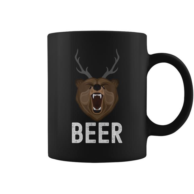 Deer Antlers Bear Hunter Idea Craft Beer Coffee Mug
